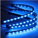 Εσωτερικά LED φώτα αυτοκινήτου Music RGB 33cm με τηλεχειριστήριο 4τμχ - Image 4