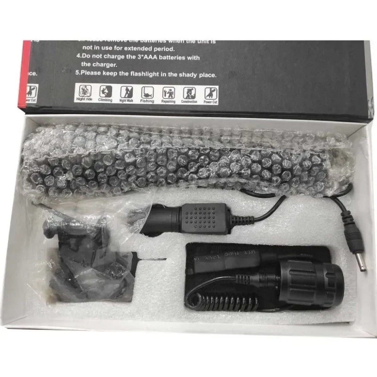 Φακός Επαναφορτιζόμενος με Zoom Stile Power FA-129