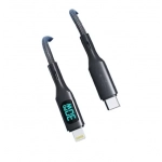 Καλώδιο φόρτισης από Type C σε Lightning Moxom MX-CB166 PD 30W μαύρο