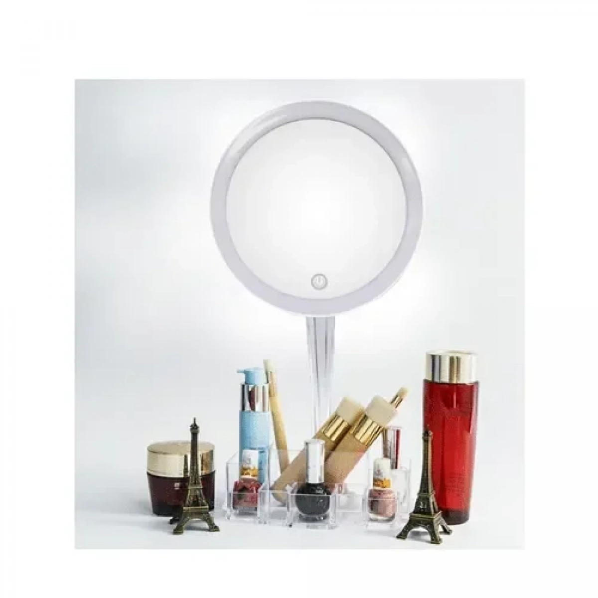 Καθρέπτης μακιγιάζ LED με θήκες – HH098 - Image 2