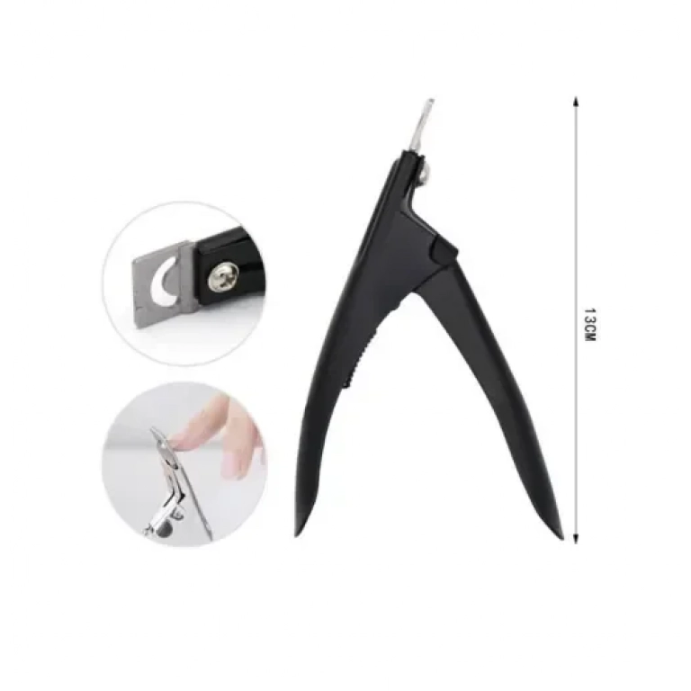 Κόφτης τεχνητών νυχιών 13cm 97220 Cosmofan - μαύρο