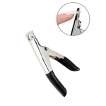 Κόφτης τεχνητών νυχιών QZ-R001 13×1.9 cm – Acrylic Nail Clipper 93429 μαύρο