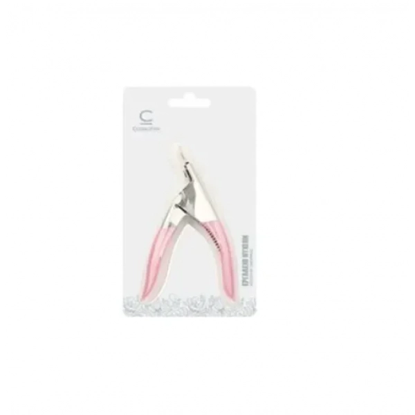 Κόφτης τεχνητών νυχιών QZ-R001 13×1.9 cm – Acrylic Nail Clipper 93429 ροζ