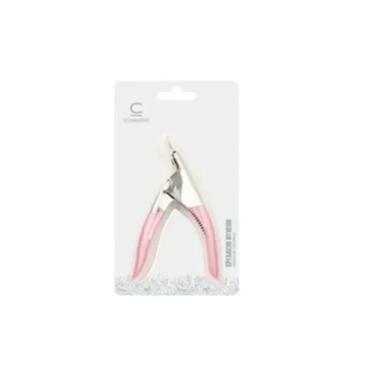 Κόφτης τεχνητών νυχιών QZ-R001 13×1.9 cm – Acrylic Nail Clipper 93429 ροζ