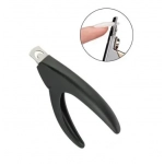 Κόφτης τεχνητών νυχιών QZ-R006 13×7.4 cm – Acrylic Nail Clipper Black Cosmofan μαύρο