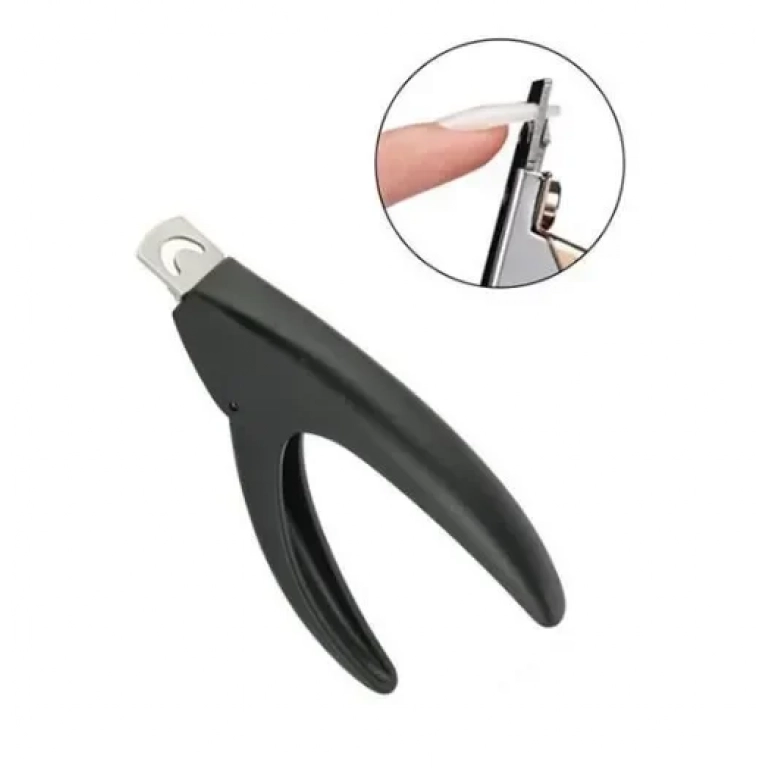 Κόφτης τεχνητών νυχιών QZ-R006 13×7.4 cm – Acrylic Nail Clipper Black Cosmofan μαύρο