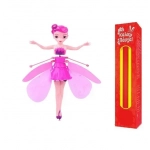 Κούκλα υπτάμενη νεράιδα Beautiful Flying Fairy Doll 8018 Ροζ και ΔΩΡΟ η λαμπάδα