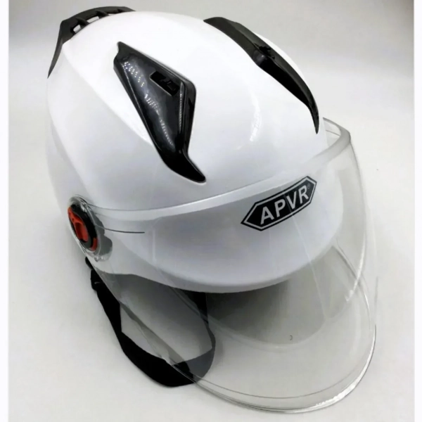 Κράνος Μηχανής/Ποδηλάτου APVR Half Face Λευκό