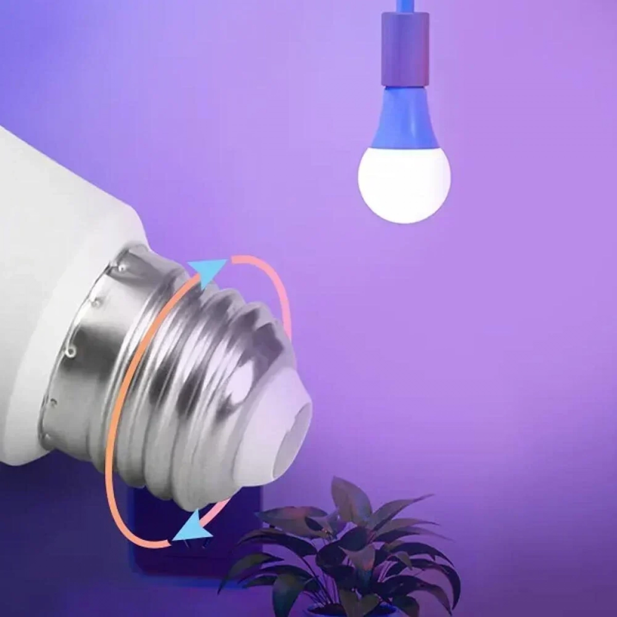 Λάμπα LED G45 E27 4,8W RGB+W Aigostar