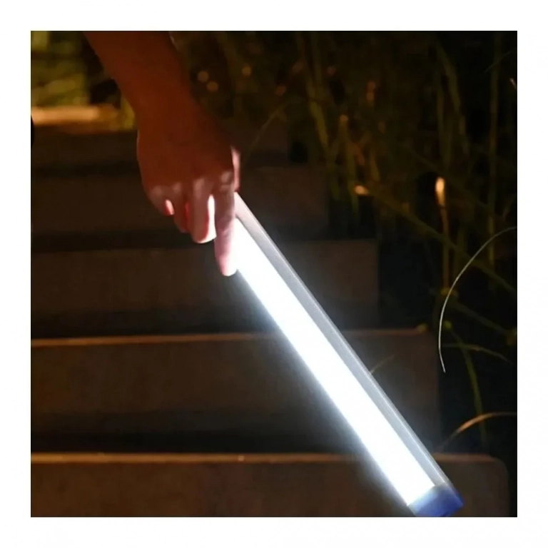 LED επαναφορτιζόμενη mini μπάρα 32cm USB 5V με ηλιακό πάνελ και μαγνητική βάση BK-500 - Photo1