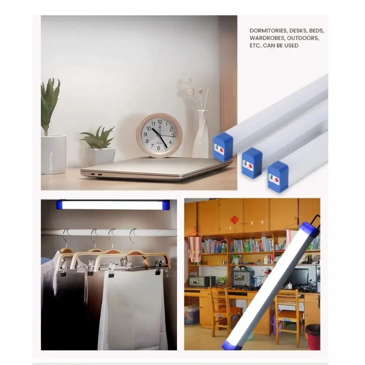 LED επαναφορτιζόμενη mini μπάρα 32cm USB 5V με ηλιακό πάνελ και μαγνητική βάση BK-500 - Photo2