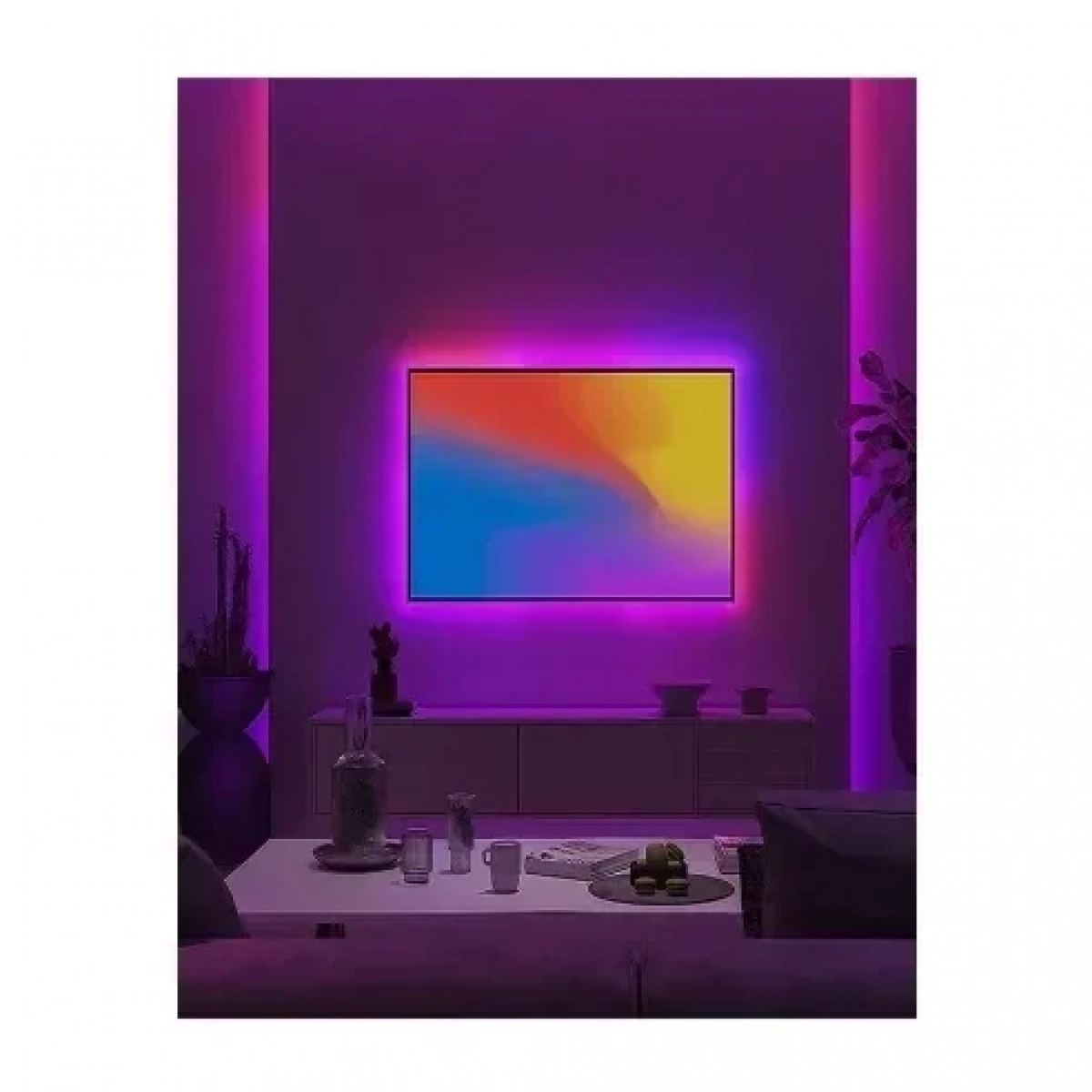 LED Ταινία με RGB Φωτισμό και Τηλεχειριστήριο 2835