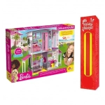 Lisciani Giochi Barbie Dreamhouse Πλαστικό Κουκλόσπιτο - Ονειρεμένη μεζονέτα και ΔΩΡΟ η λαμπάδα
