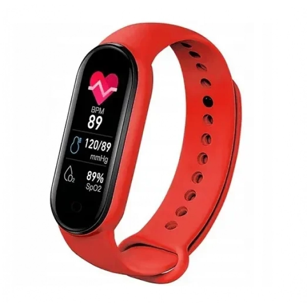 M8 Activity Tracker με Παλμογράφο Κόκκινο