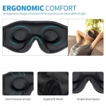 Μάσκα Ύπνου 3D ΒΤ με Ενσωματωμένα Ακουστικά - Photo5