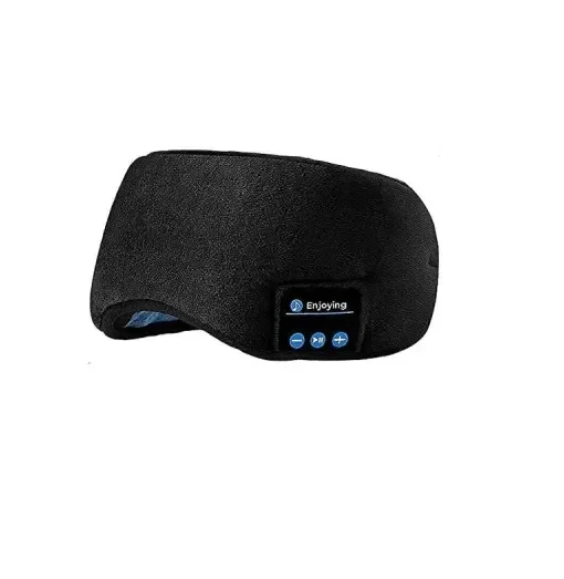 Μάσκα Ύπνου Bluetooth Με Ενσωματωμένα Ασύρματα Ακουστικά Για Android Και Ios - Μαύρο