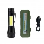 Μίνι Φακός LED Αλουμινίου USB Επαναφορτιζόμενος Αδιάβροχος FA-8800