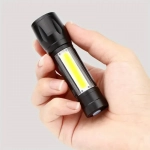 Μίνι Φακός Τύπου Γκλόπ LED Αλουμινίου USB Επαναφορτιζόμενος Αδιάβροχος 9cm