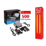 Μίνι Κονσόλα Retro 500 Games Mini 8 Bit BuiltIn + 2 χειριστήρια και ΔΩΡΟ η λαμπάδα