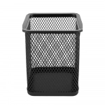 Μολυβοθήκη Μεταλλική Τετράγωνη 8x8x9cm Μαύρη - Photo1