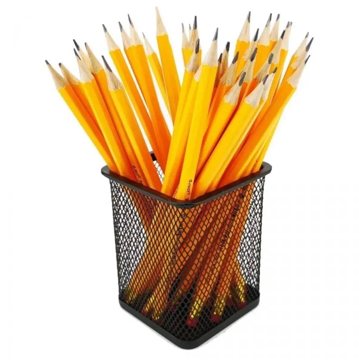 Μολυβοθήκη Μεταλλική Τετράγωνη 8x8x9cm Μαύρη - Photo3