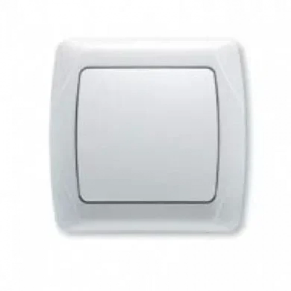 Μονός Διακόπτης Viko Carmen Light Switch Λευκός