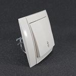 Μονός Διακόπτης Yaweitai YW-2510 Λευκός