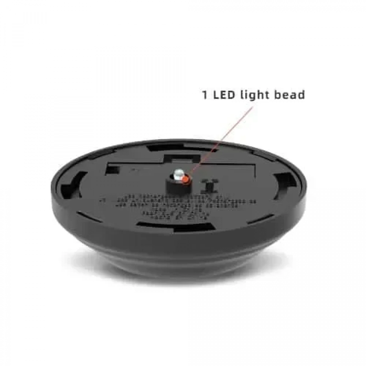 Ηλιακό Διακοσμητικό Φωτιστικό Κήπου LED "Sun" 8.5x34 cm σε Μαύρο Χρώμα Ε-4028