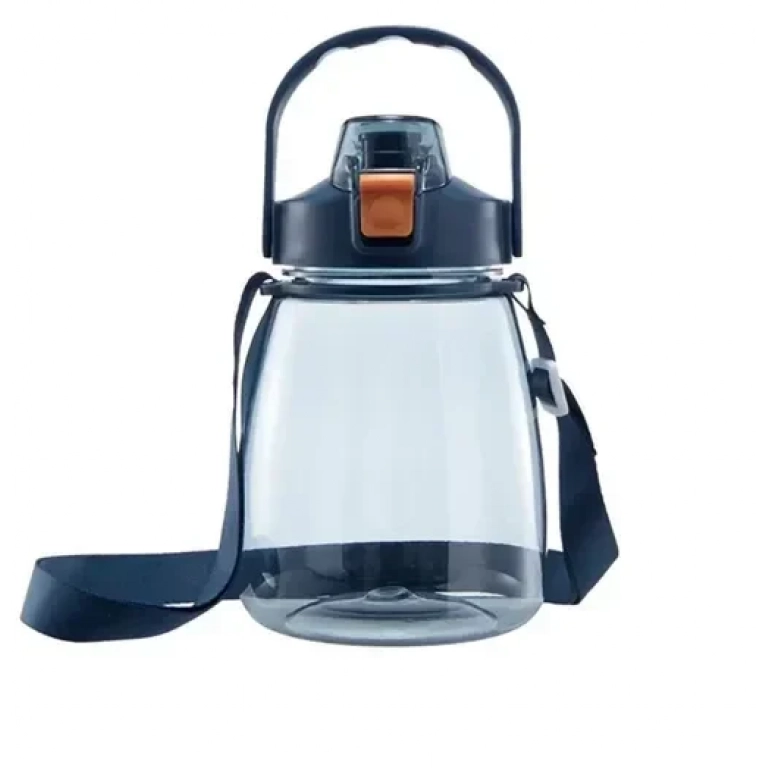 Παγούρι νερού με ιμάντα μεταφοράς 1200ml 23230 μπλε