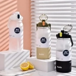 Παγούρι νερού με καπάκι και χερούλι 2000ml 23260 λιλά - Image 4