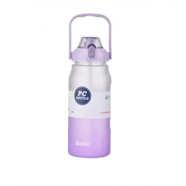 Παγούρι νερού με καπάκι και χερούλι 2000ml 23260 λιλά