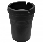 Πλαστικό Τασάκι Αυτοκινήτου Αντιανεμικό HT-Y86 - Μαύρο - Photo2