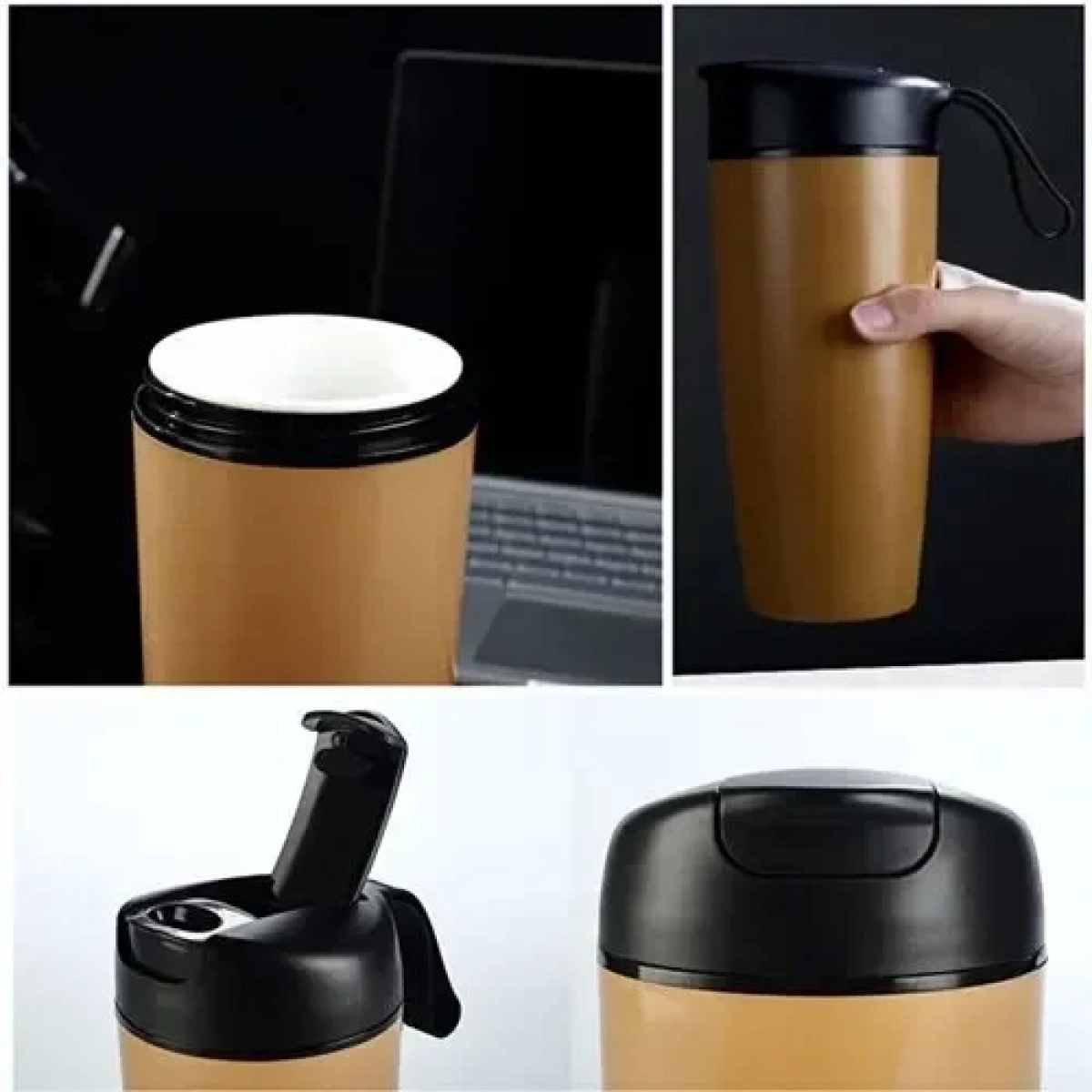 Ποτήρι ροφημάτων - θερμός 500ml 23270 μπλε - Image 3
