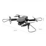 Πτυσσόμενο Τετρακόπτερο Drone Zheng Fei Toys F97 με 4K HD Διπλή Κάμερα, σε μαύρο χρώμα - Photo4