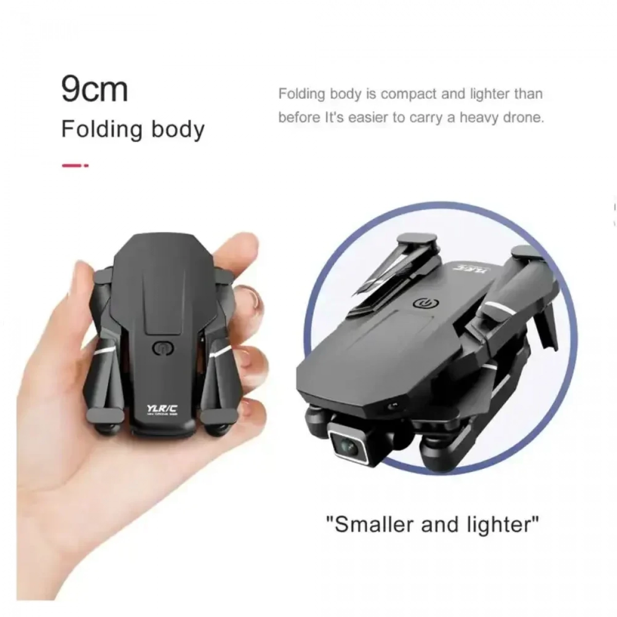 Πτυσσόμενο Τετρακόπτερο Drone Zheng Fei Toys F97 με 4K HD Διπλή Κάμερα, σε μαύρο χρώμα - Photo5