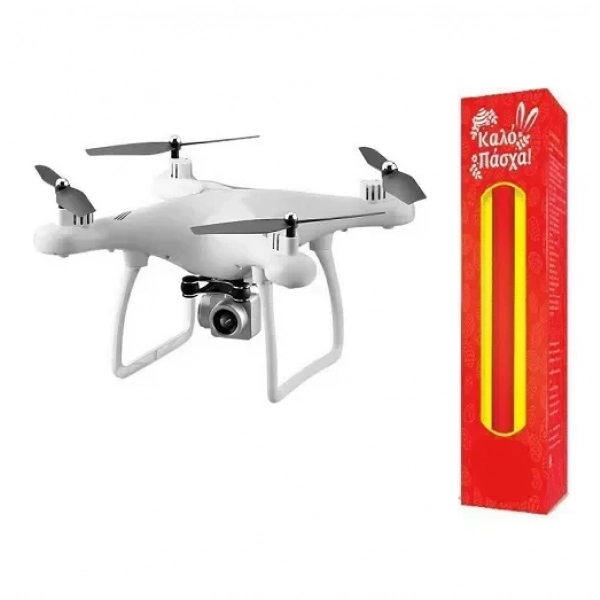 S32T 4K CAMERA ROTATION WATERPROOF PROFESSIONAL DRONE Λευκό και ΔΩΡΟ η λαμπάδα