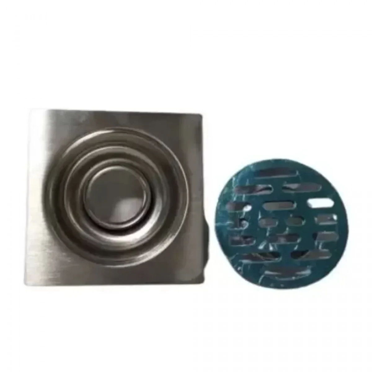 Σχαράκι Δαπέδου Τετράγωνο Inox 100x100 mm - Photo2