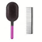Σετ 2 τεμάχια βούρτσα & φαρδιά χτένα κομμωτικής