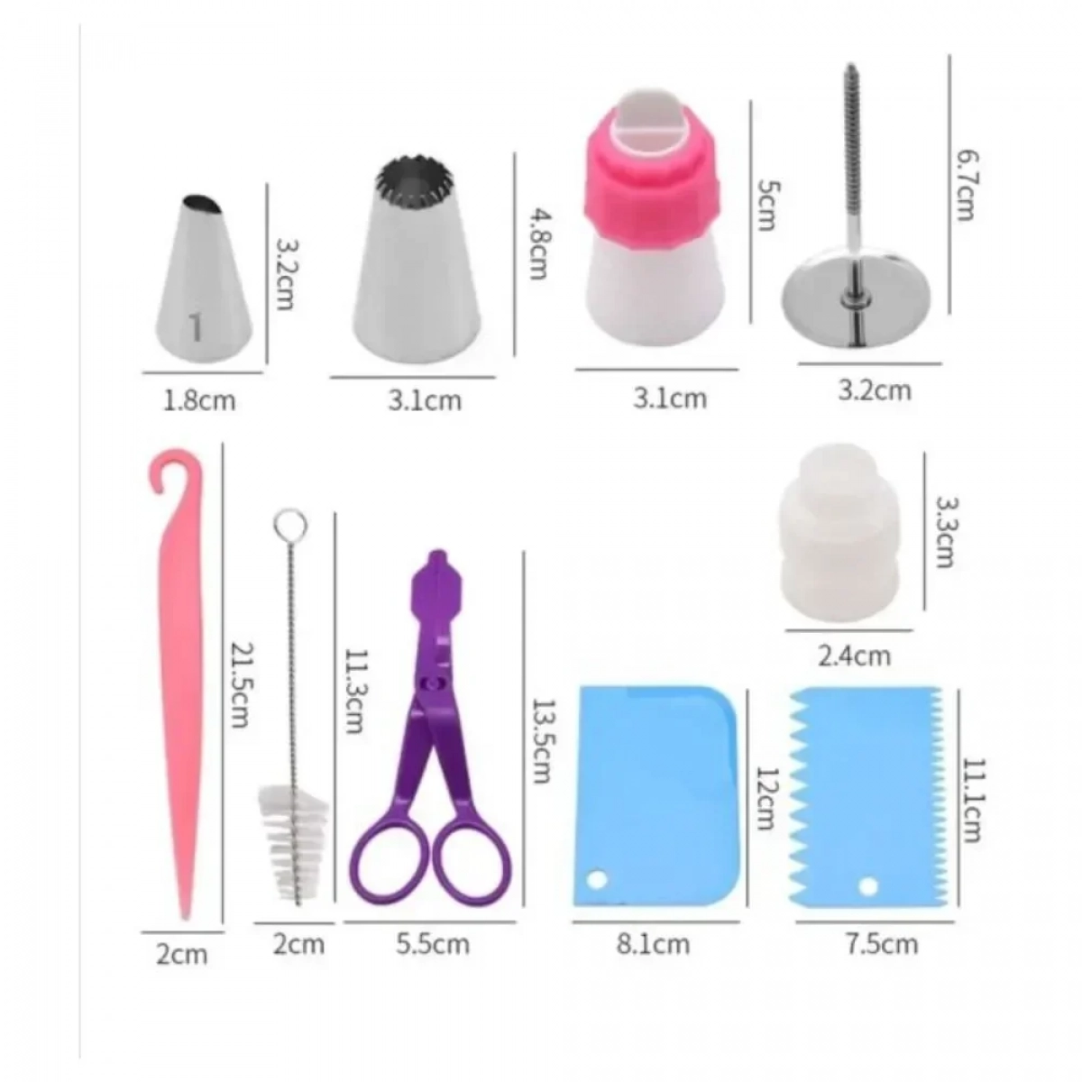 Σετ εργαλείων διακόσμησης Κορνε Ζαχαροπλαστικής 72 τεμ. - Photo5