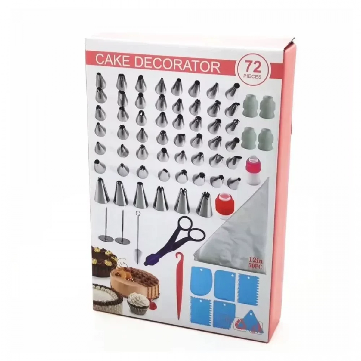 Σετ εργαλείων διακόσμησης Κορνε Ζαχαροπλαστικής 72 τεμ. - Photo7