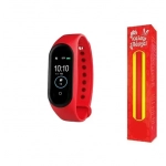 Smart Band Ρολόι με Bluetooth – M4 – OEM, σε κόκκινο χρώμα και ΔΩΡΟ η λαμπάδα