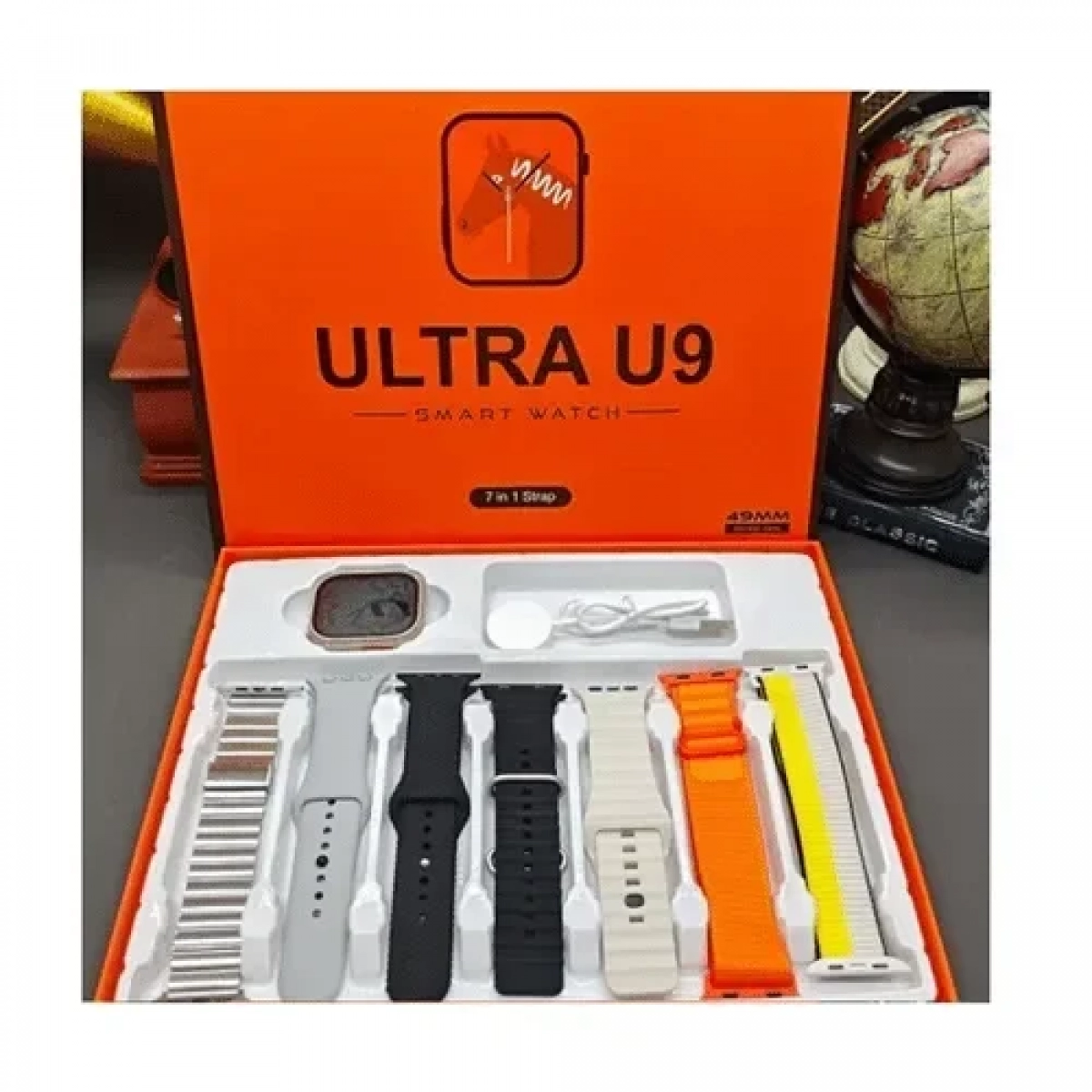 Smartwatch Ultra U9 7 σε 1 Strap Series 9 με οθόνη 49mm - Image 2