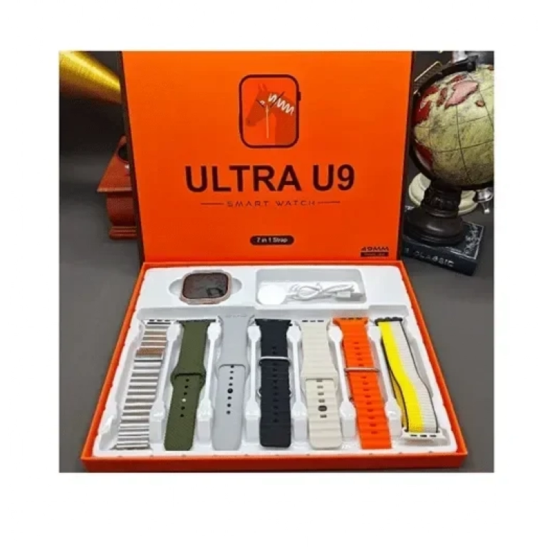 Smartwatch Ultra U9 7 σε 1 Strap Series 9 με οθόνη 49mm