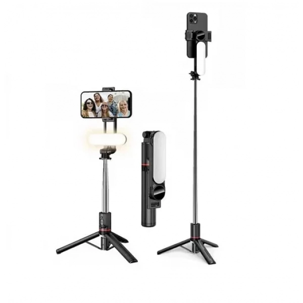 Τρίποδο κινητού με Bluetooth L15 Selfie Stick μαύρο