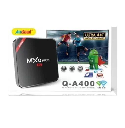 Tv Box 4K Με Wifi 4G, Αποθηκευτικό Χώρο 64Gb Και Με Λειτουργικό Android Andowl Q-A400