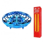 UFO Interactive Aircraft MINI-DRONE Without Radio Control, σε γαλάζιο χρώμα και ΔΩΡΟ η λαμπάδα