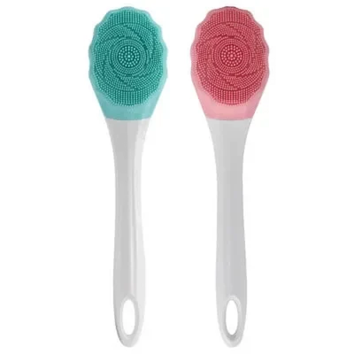 Βούρτσα μπάνιου Silicone Bath Brush Electric Shower Massager, σε ροζ χρώμα - Image 2