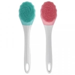 Βούρτσα μπάνιου Silicone Bath Brush Electric Shower Massager, σε ροζ χρώμα - Image 2