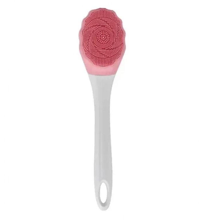Βούρτσα μπάνιου Silicone Bath Brush Electric Shower Massager, σε ροζ χρώμα