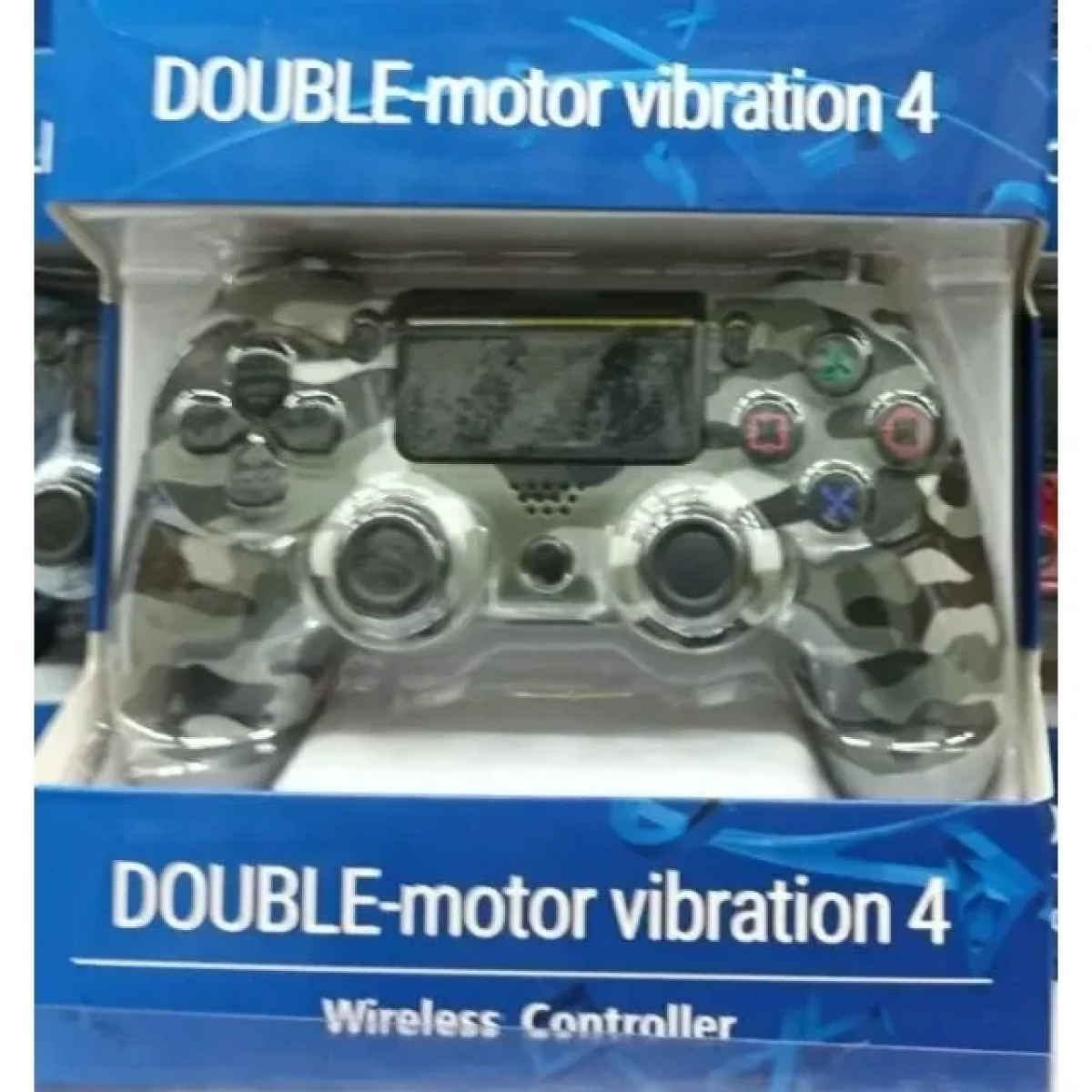 Double Motor Vibration 4 Ασύρματο Gamepad για PS4 Camo Green